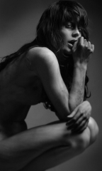 From dusk till dawn Model art covered with dirt