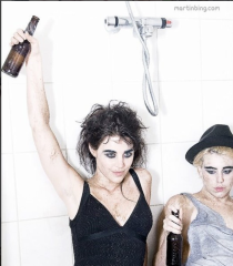 Last night in Paris Models shower drinking white trash urban style