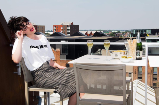 NOW IS NOW URBAN WEAR ON ROOFTOP CHAMPAIGN