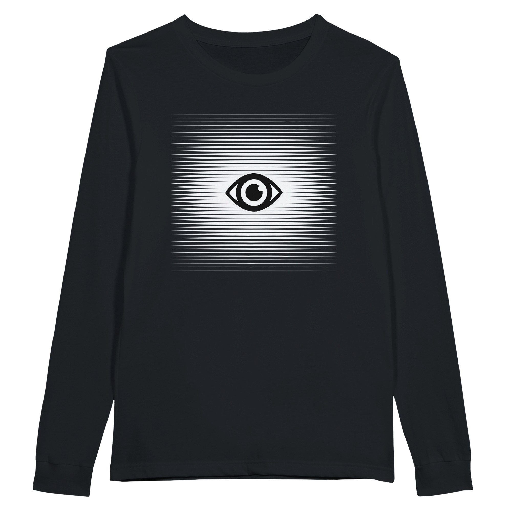 Eye Through Lines Long Sleeve Shirt - MonoQrom collection