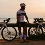 CYCLIST IN THE TRAMUNTANA