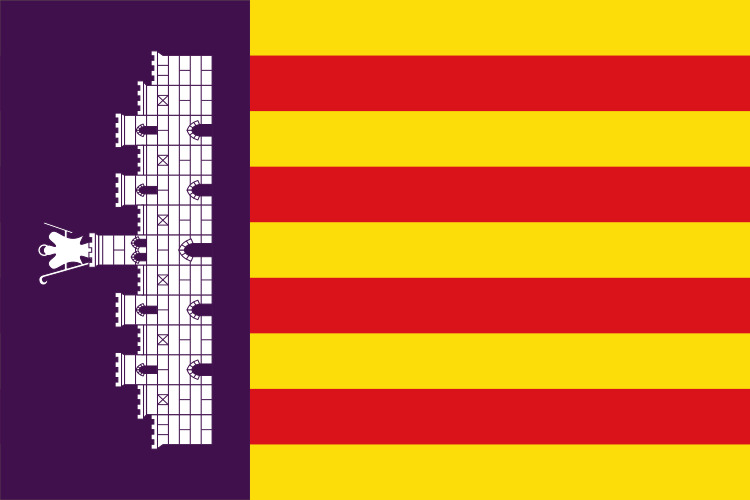 FLAG OF MALLORCA https://leluxure.eu