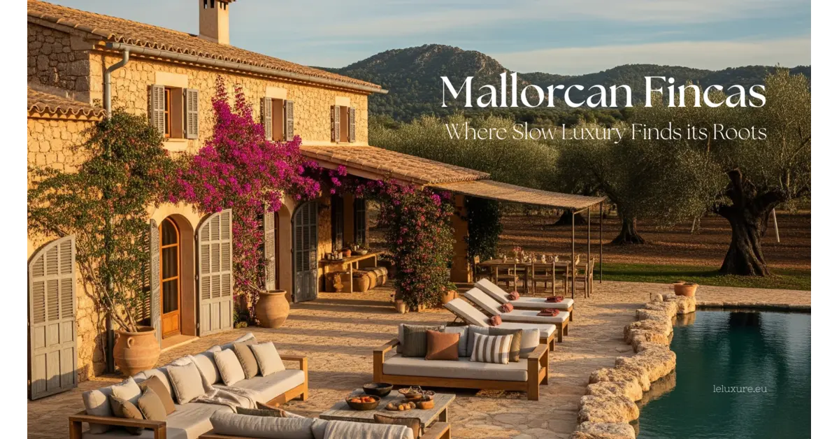 MALLORCA'S FINCAS: WHERE SLOW LUXURY FINDS ITS ROOTS