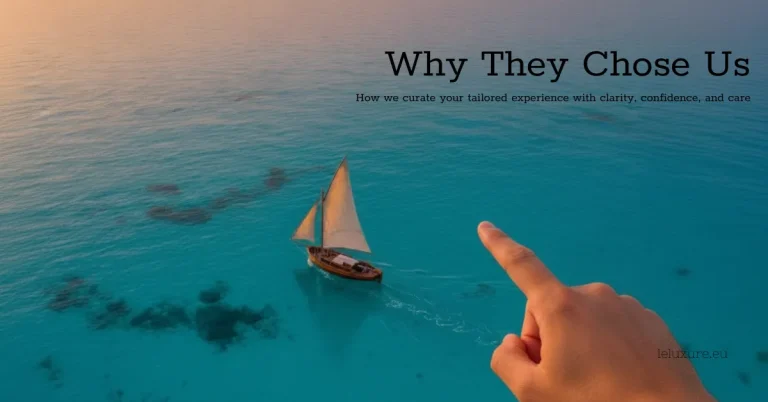 A candid picture of a hand pointing at a sailing boat in pristine cosatal waters.