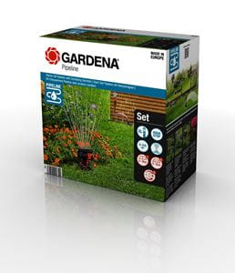 Gardena Startsett Pipeline med PopUp spreder