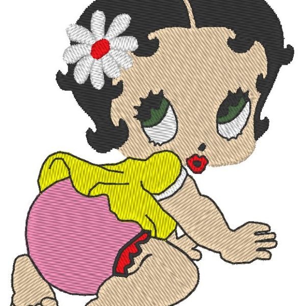 bébé betty motif de broderie machine