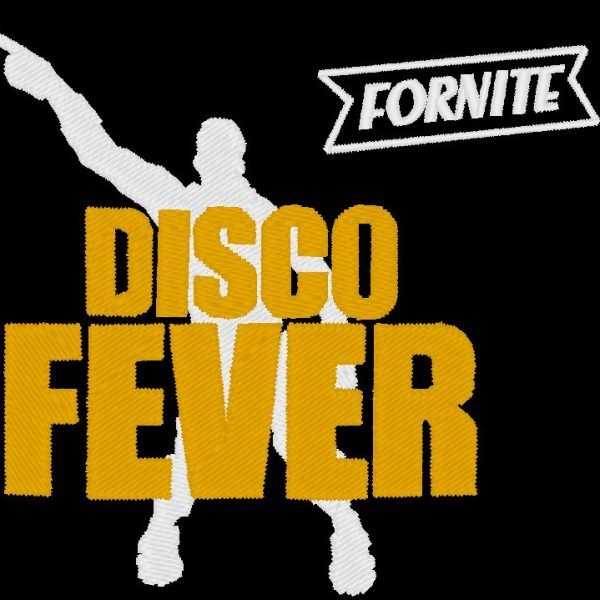disco fever fornite motif de broderie machine de jeux vidéo