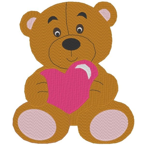 nounours Teddy motif de broderie machine