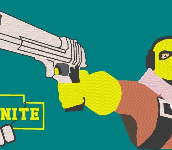 battle royale fornite MOTIF DE BRODERIE MACHINE DE JEUX vidéo