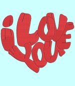 cœur I love you Motif de broderie machine d’un coeur reproduit avec la phrase de la langue anglaise la plus connues » I love you » ou « je t’aime » motif idéal pour une composition . cadre 10 x 10/ 20 x 20 Formats des fichiers PES,CSD,EXP,HUS,SHV,VIP,XXX,DST,PCS,JEF,VP3,SEW,EMB… Téléchargement immédiat