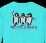 danse avec les pingouins Motif de broderie machine de 3 pingouins qui dansent sur la banquise cadre 13 x 18 / 20 x 30 Formats des fichiers PES,CSD,EXP,HUS,SHV,VIP,XXX,DST,PCS,JEF,VP3,SEW,EMB… Téléchargement immédiat