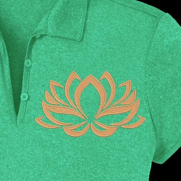 fleur de lotus 2 Motif de broderie machine cadre 10 x 10 / 30 x 20 Formats des fichiers PES,CSD,EXP,HUS,SHV,VIP,XXX,DST,PCS,JEF,VP3,SEW,EMB… Téléchargement immédiat
