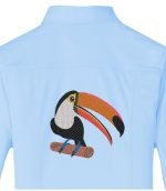 toucan sur une branche motif de broderie machine d’ un très beau toucan posé sur une branche avec son son grand bec orange et son plastron blanc . Cet oiseau est en voie de disparition protégeons la nature et les espèces rares… cadre 10 x 10 / 20 x 20 Formats des fichiers PES,CSD,EXP,HUS,SHV,VIP,XXX,DST,PCS,JEF,VP3,SEW,EMB…