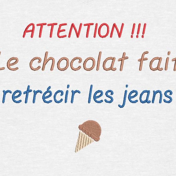 le chocolat. Motif de broderie machine humoristique avec un message très drôle concernant le chocolat que nous aimons tant. cadre 18 x 13 /20 x 20 /30 x 20. Formats des fichiers PES,CSD,EXP,HUS,SHV,VIP,XXX,DST,PCS,JEF,VP3,EMB… Téléchargement immédiat après votre paiement.