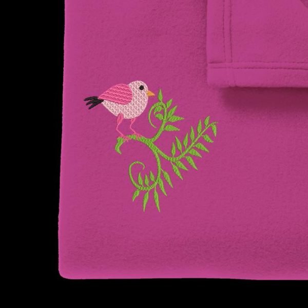 petit oiseau rose