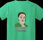 Motif de broderie machine Courage et abnégation qui représente une aide soignante