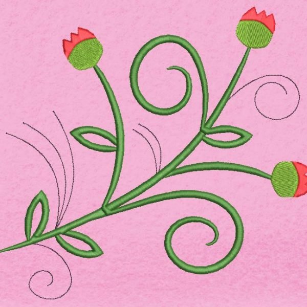 fleurs arabesques
