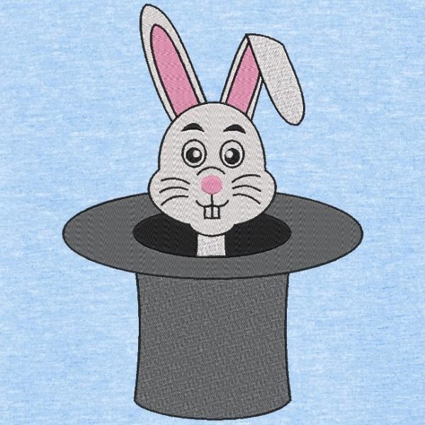 lapin dans un chapeau