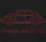 j'aime ma cox redwork