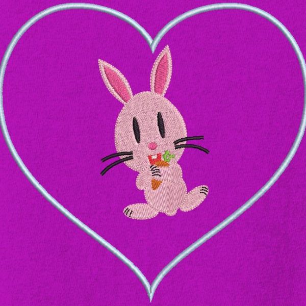 lapinou trop chou appliqué
