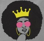 femme afro rétro vintage 2