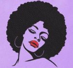 femme afro rétro vintage 5