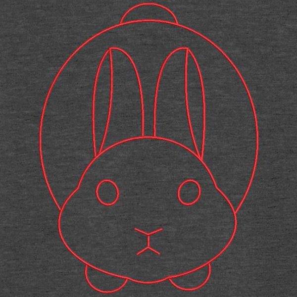 lapin redwork