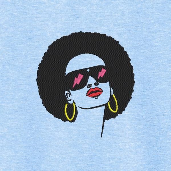 femme afro rétro vintage 6