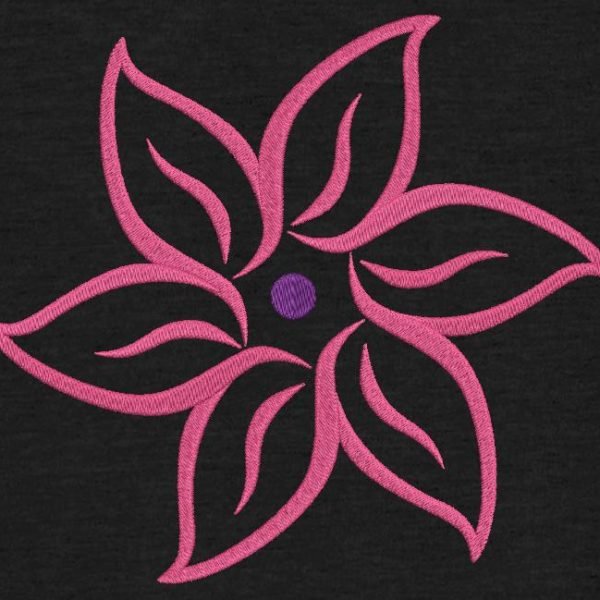 fleur en arabesques