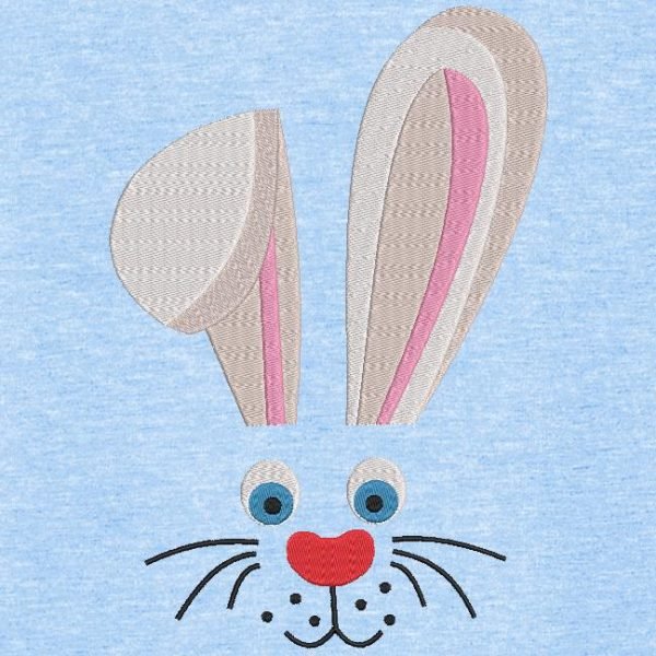 visage de lapin