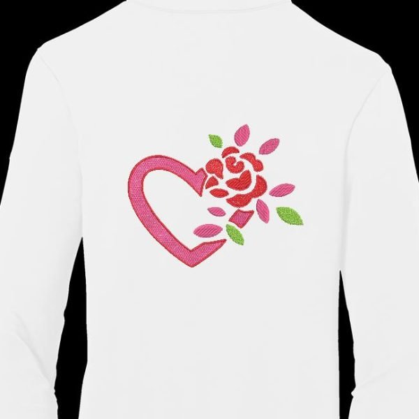 cœur et rose