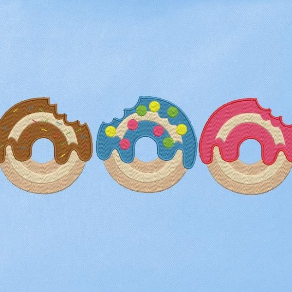 trio de donuts