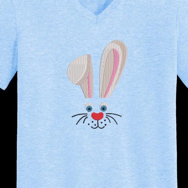 visage de lapin