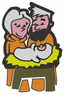 Le petit Jésus Marie et Joseph