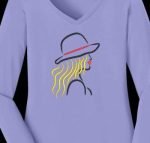 élégante avec un chapeau 1