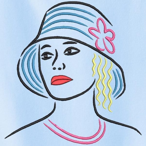 élégante avec un chapeau 3