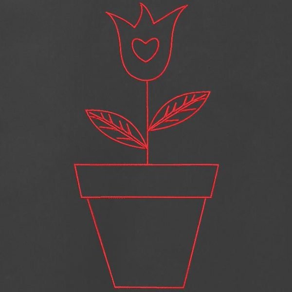 tulipe redwork