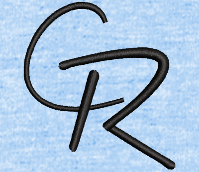 Numérisation monogramme CR