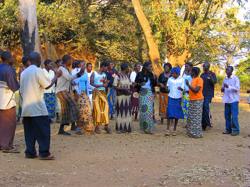 Mpongwe Baptist Church Youth Choir Practice