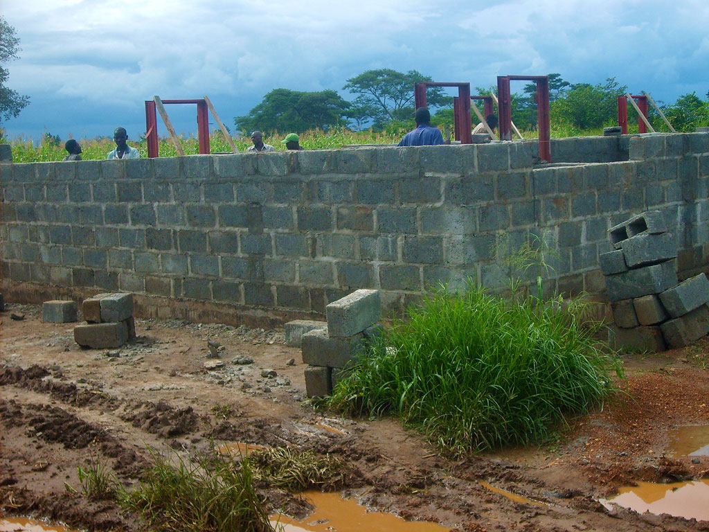 Staff Apartments being build 2010