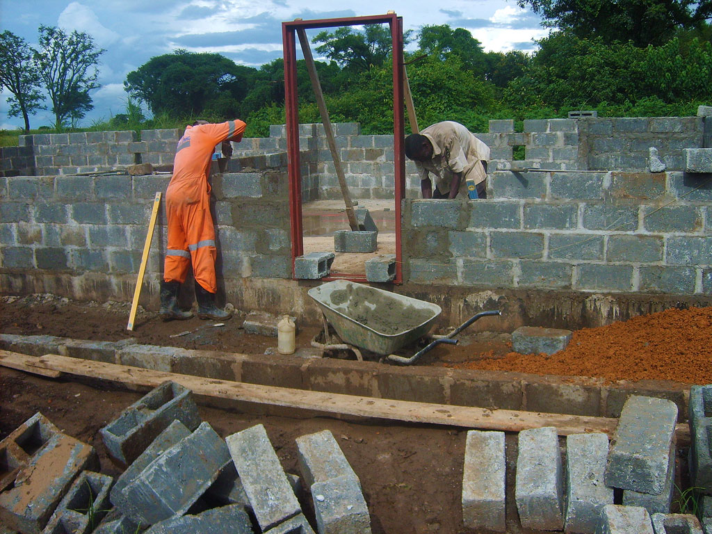 Staff Apartments being build 2010