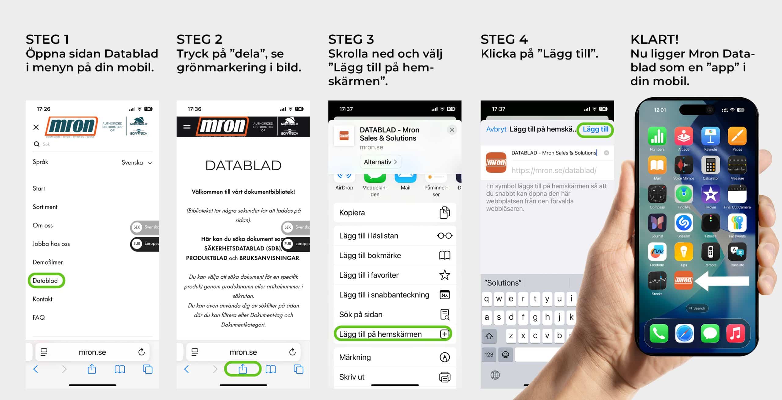 DATABLAD - Mron Sales & Solutions