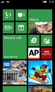 Windows Phone 7.8 and 8 Start Screen