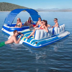 Bestway Tropical Breeze Flytende Øy 389X274 Cm 43105