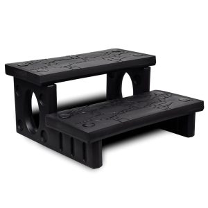 Trapp For Badestamp/Spa/Badekar Svart
