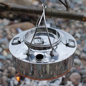 Rustfri bålkjele 0,7l