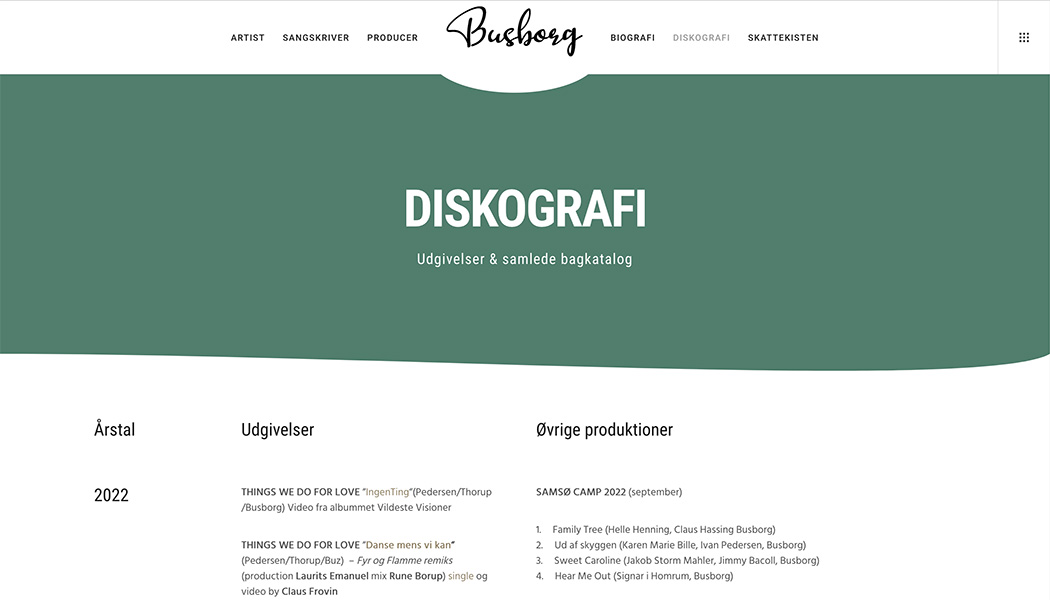 busborg.com diskografi