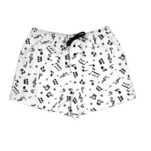 Boxershort muzieknoten, 100% katoen