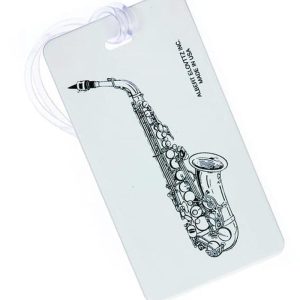 Kofferlabel Saxofoon