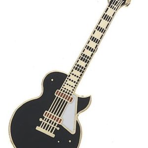 Speldje Les Paul Gitaar, zwart